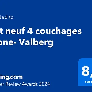  Appartement Loft Neuf 4 Couchages Peone- Valberg